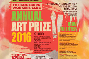 The Goulburn Workers Club Annual Art Prize 2016